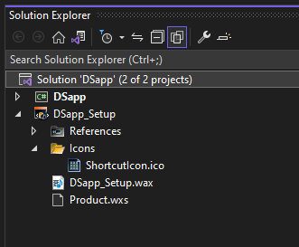 Create folder under the setup project Create folder under the setup project