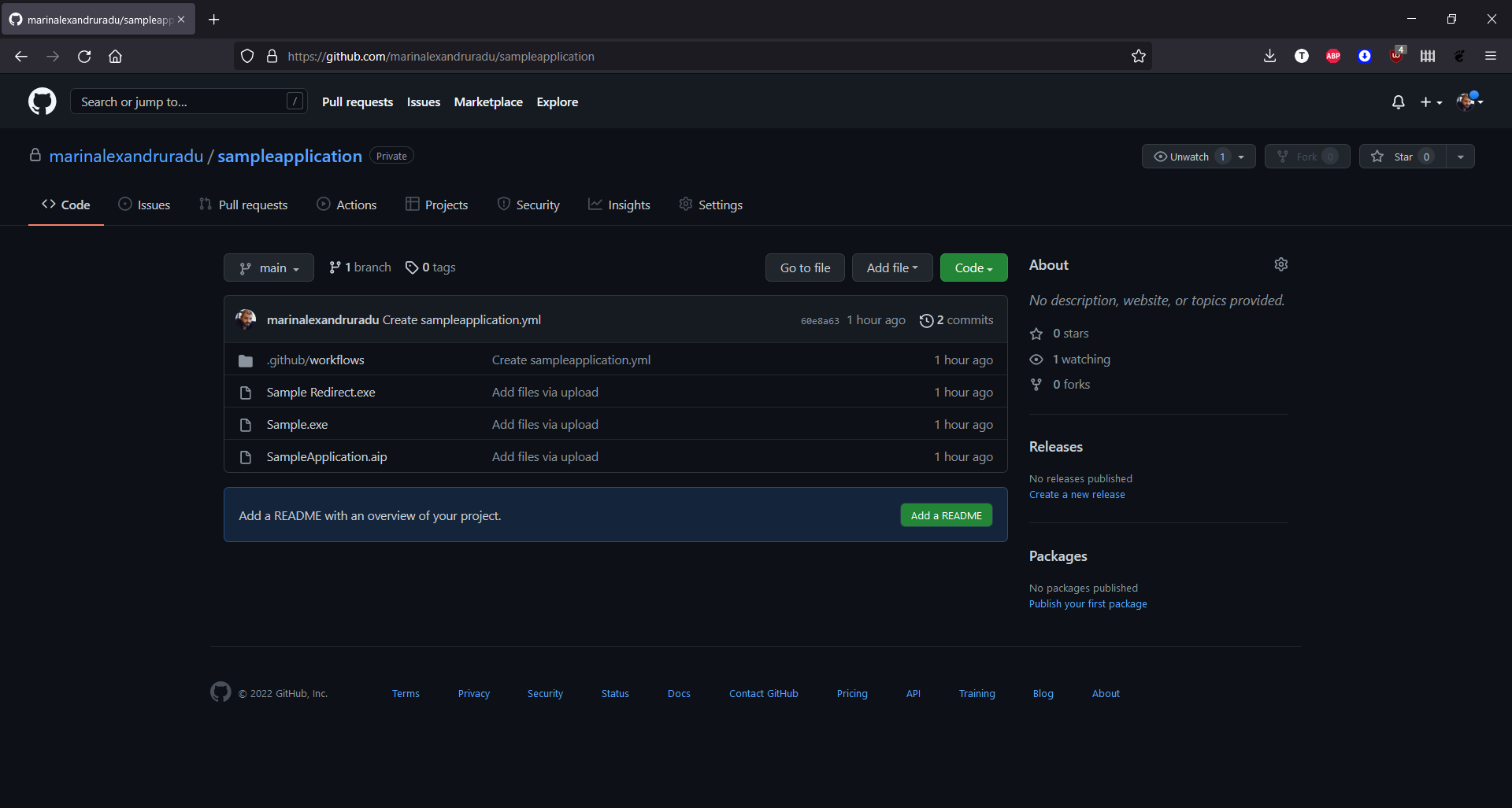 Git Repository Settings Git Repository Settings