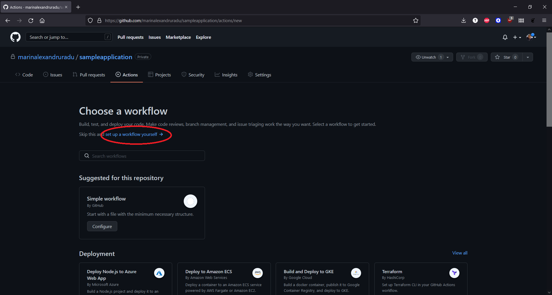GitHub Actions Setup Workflow GitHub Actions Setup Workflow