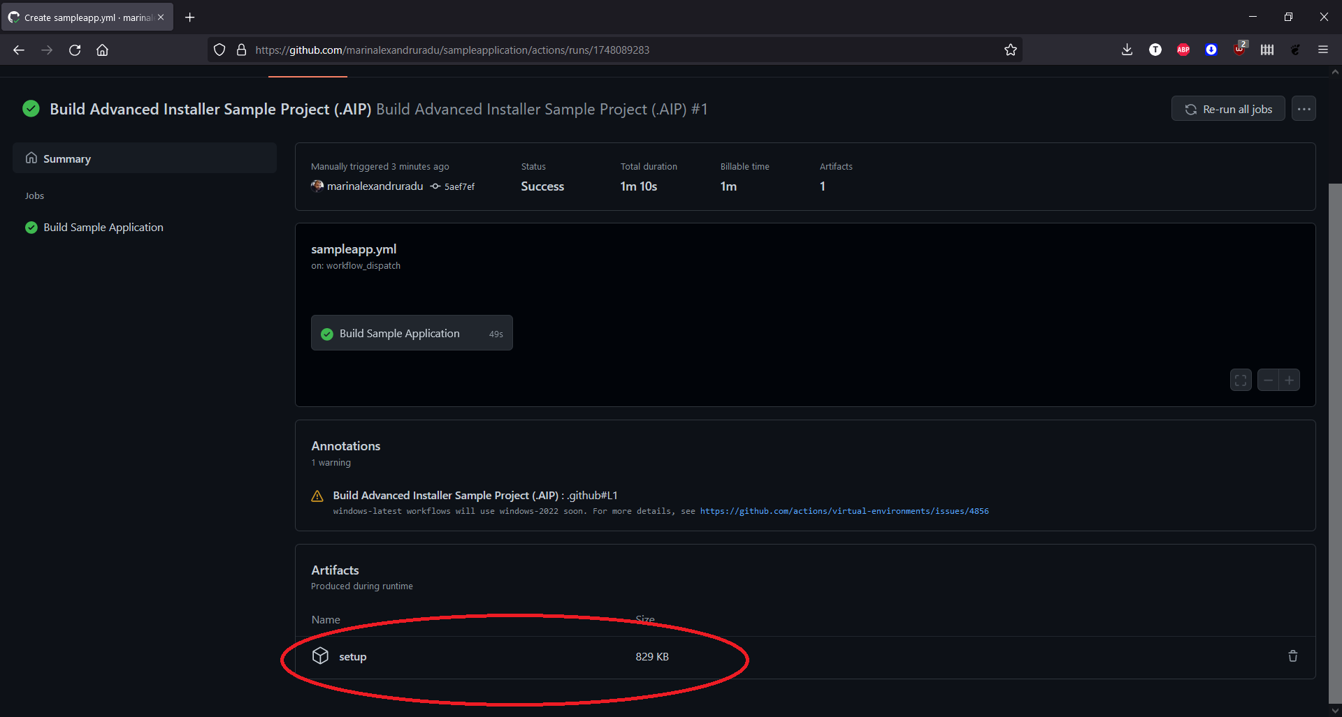 GitHub Artifact GitHub Artifact