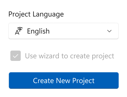 New Project New Project
